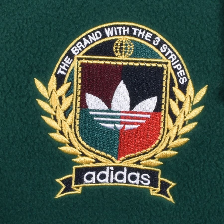 Alternative Image for Productadidas Originals Collegiate Crest Hoodie Green3